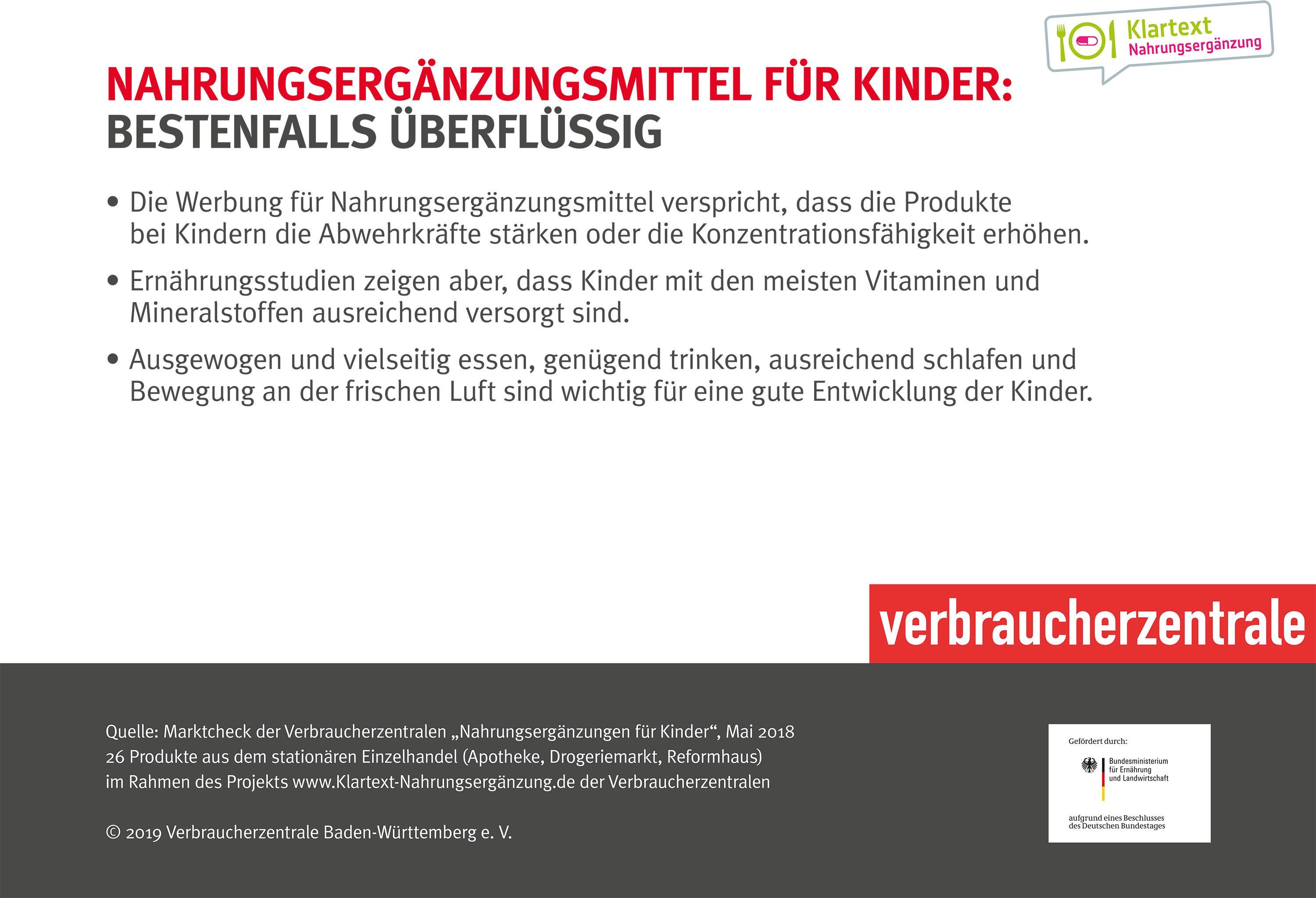 Nahrungsergänzungsmittel für Kinder Zusammenfassung 1