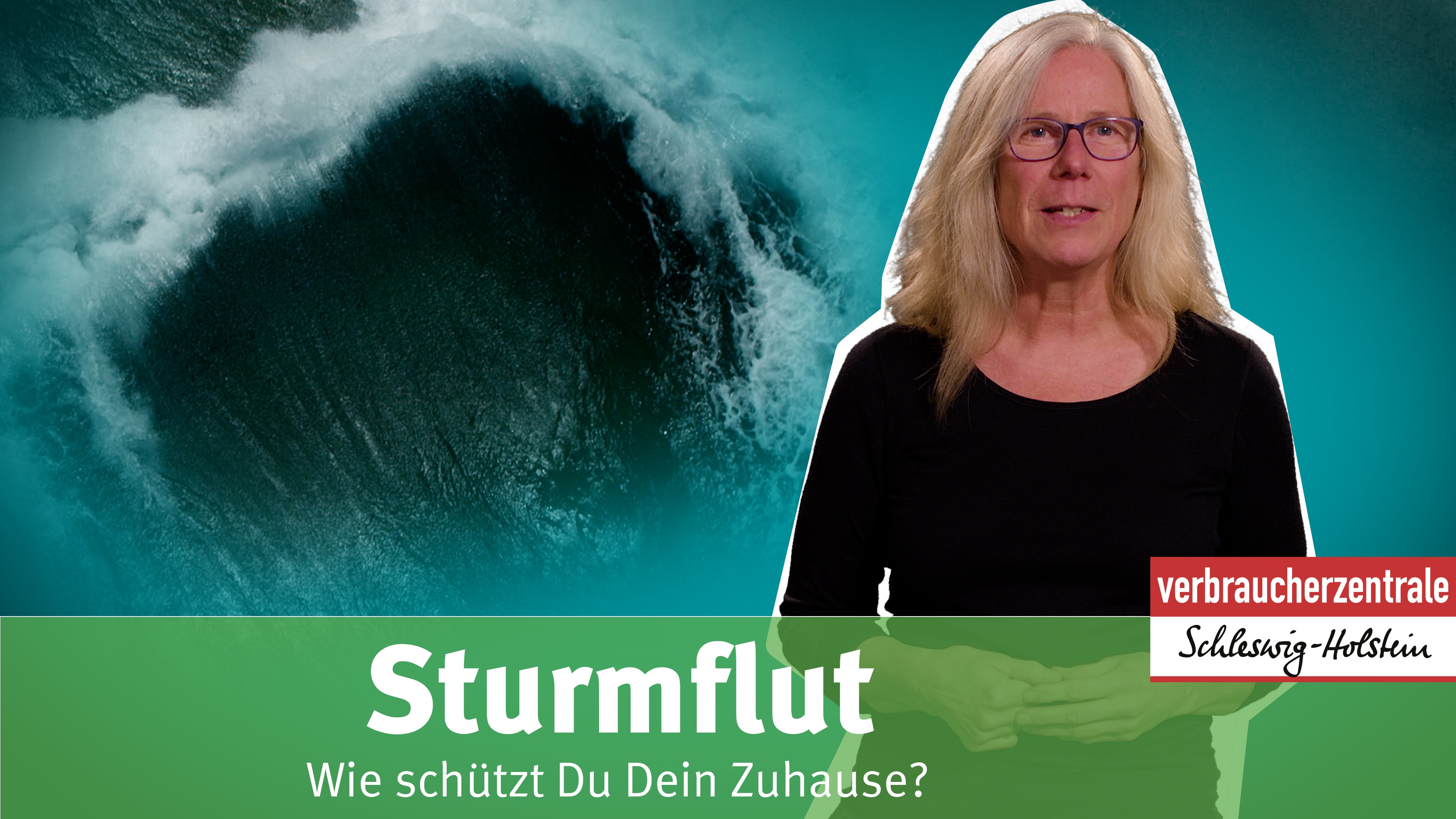 Eine Expertin der VZSH klärt über die Folgen von Sturmfluten auf.