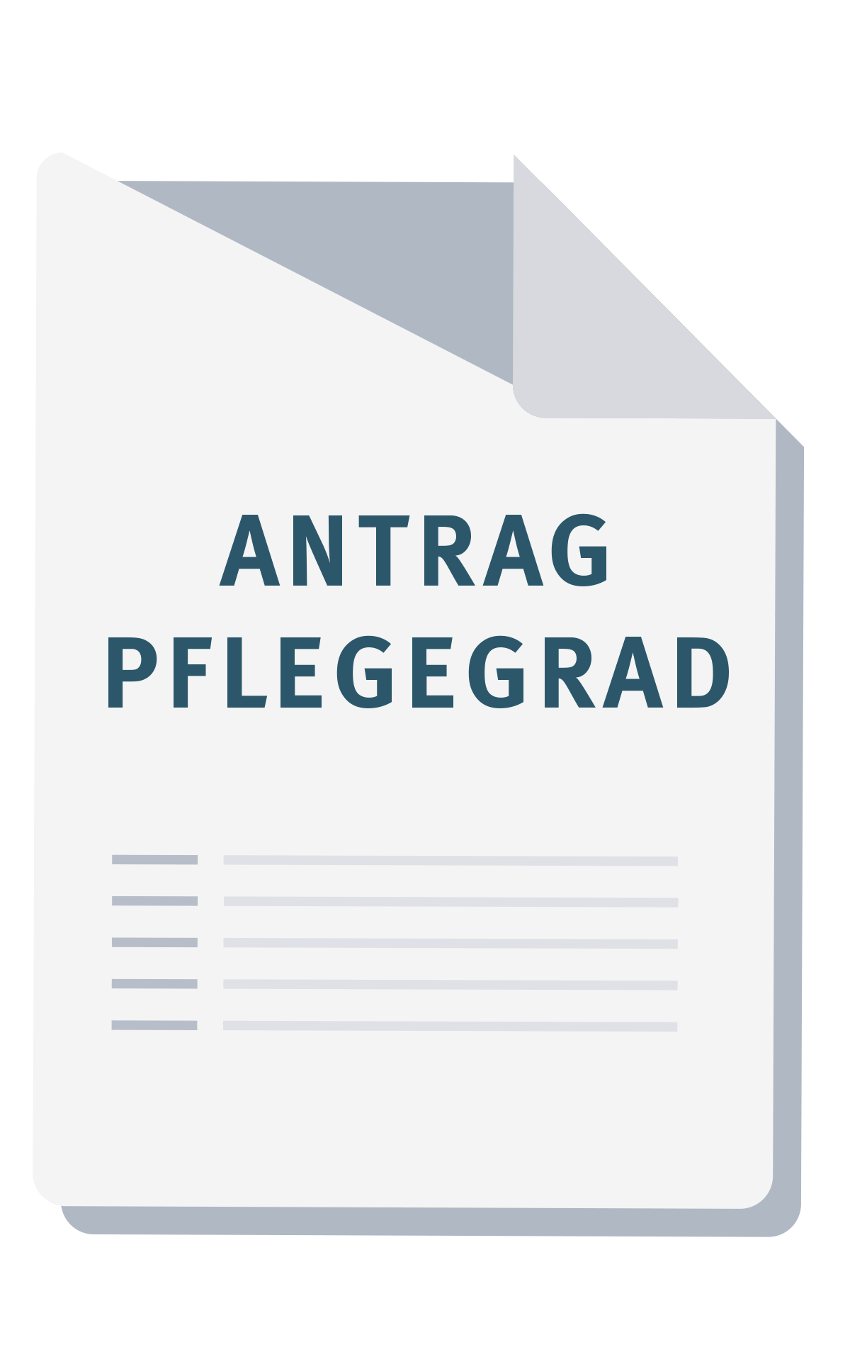 Pflegegrad beantragen