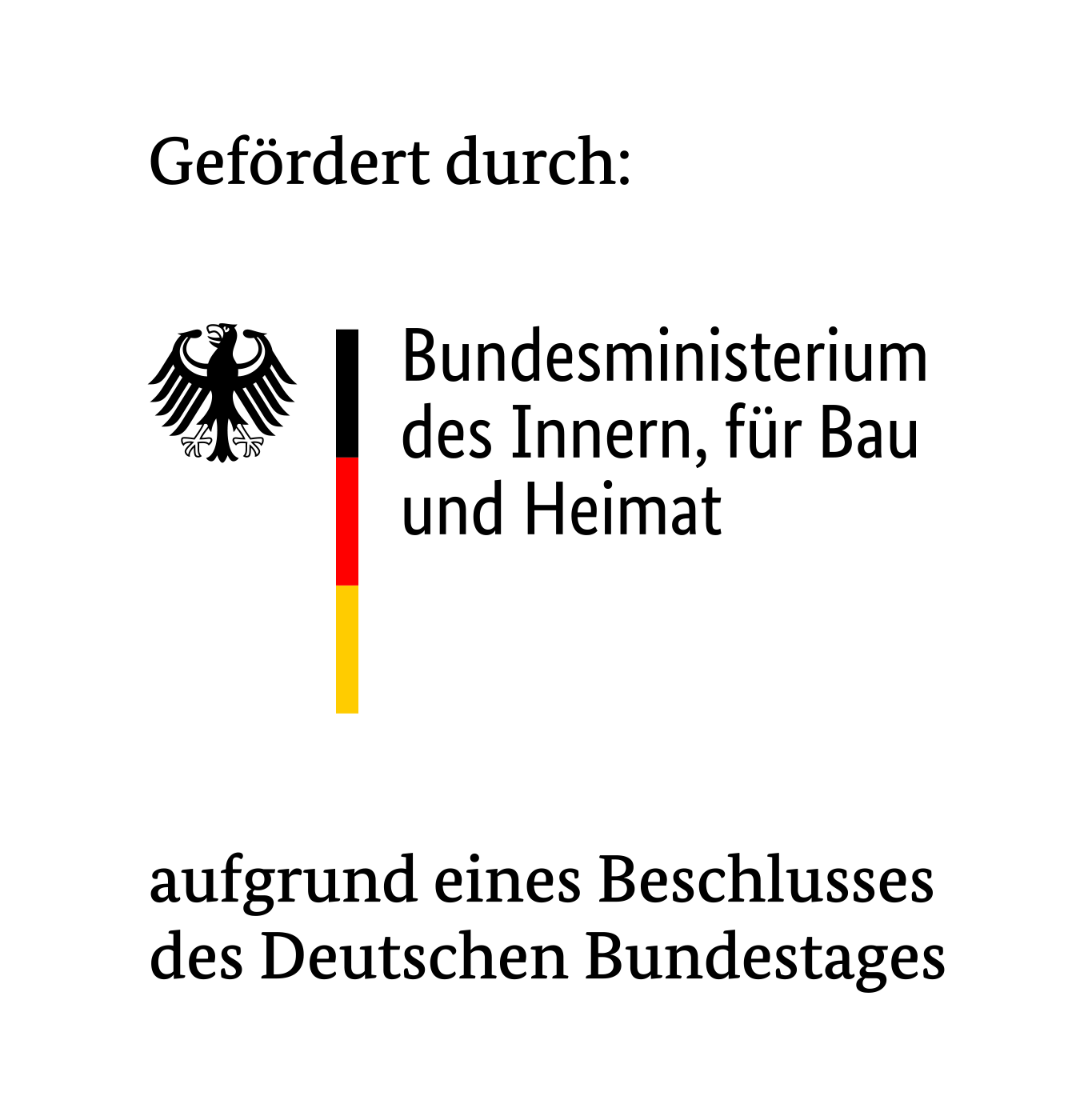 Logo Bundesministerium des Innern, für Bau und Heimat