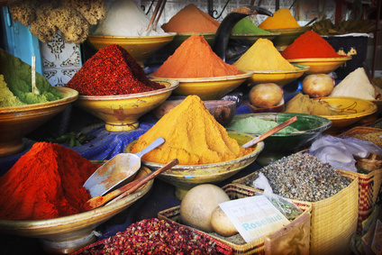 Gewürze auf dem Markt