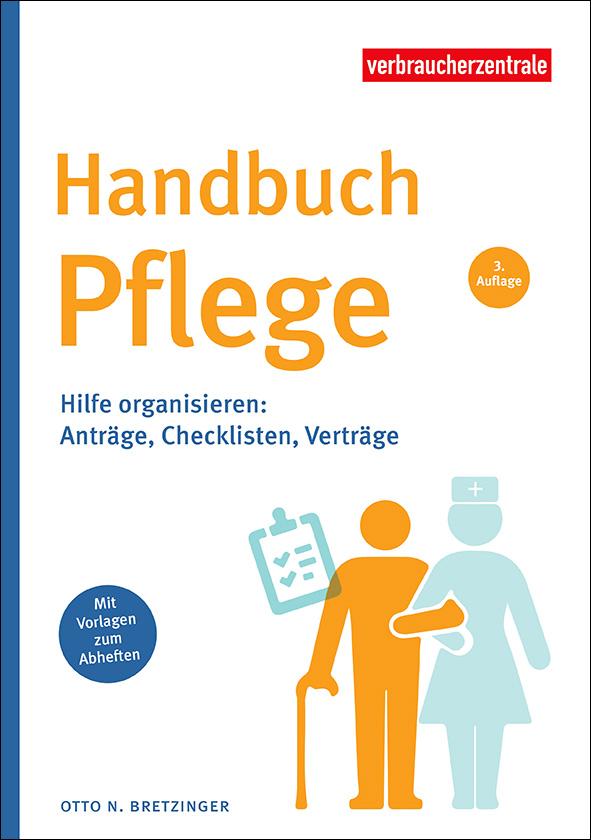 Titelbild des Ratgebers "Handbuch Pflege"