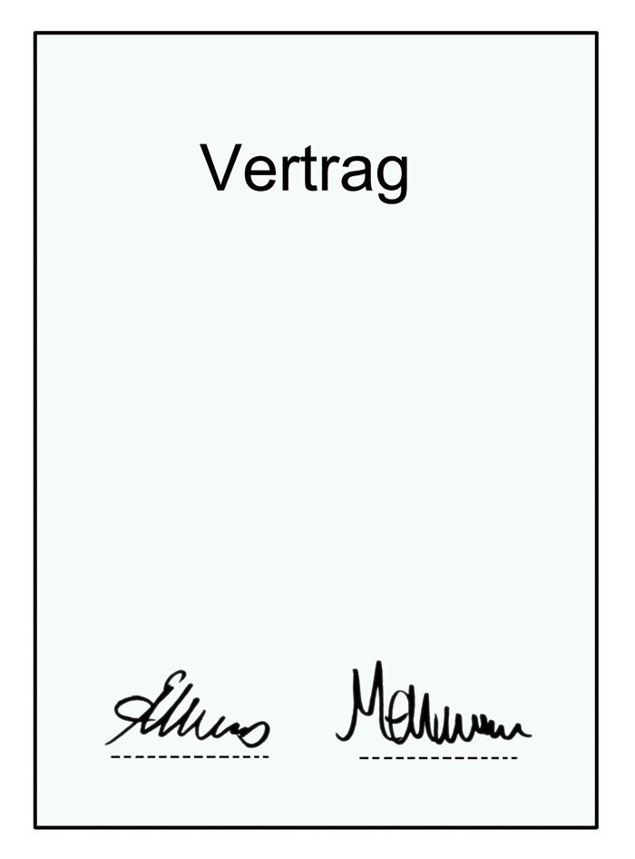 Vertrag Brief