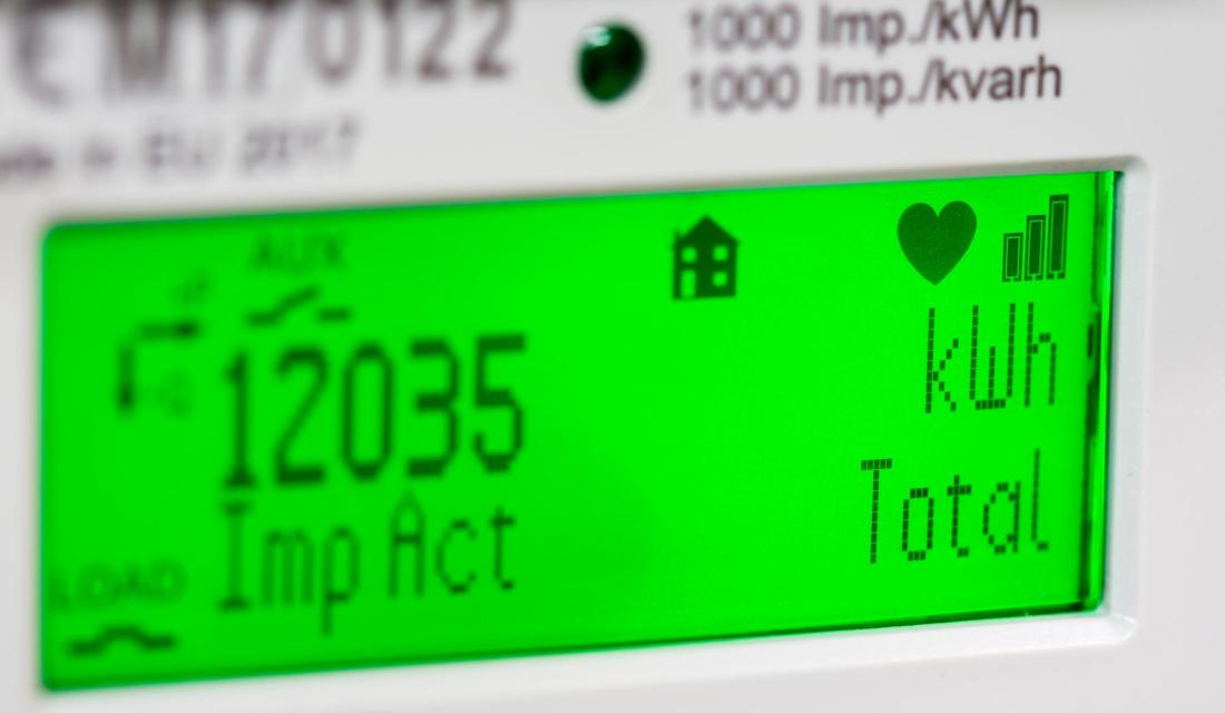 Smart Meter zeigt Mietern ihren Stromverbrauch an.