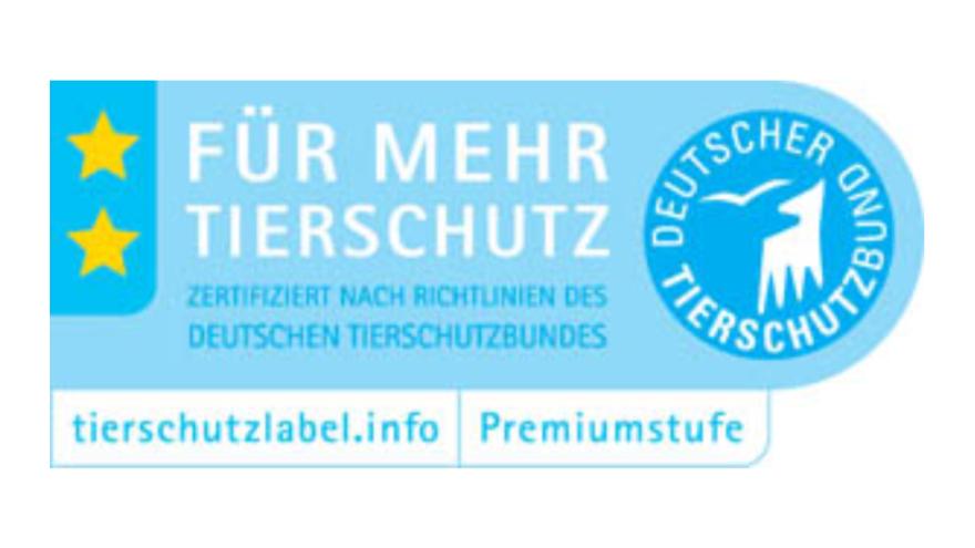 Das Label Für mehr Tierschutz