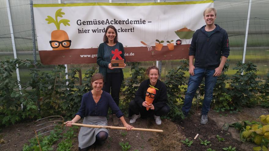 Das Team der "GemüseAckerdemie"
