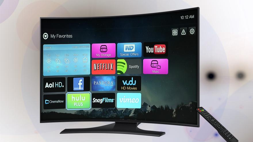 smart tv mit gebogenem Bildschirm