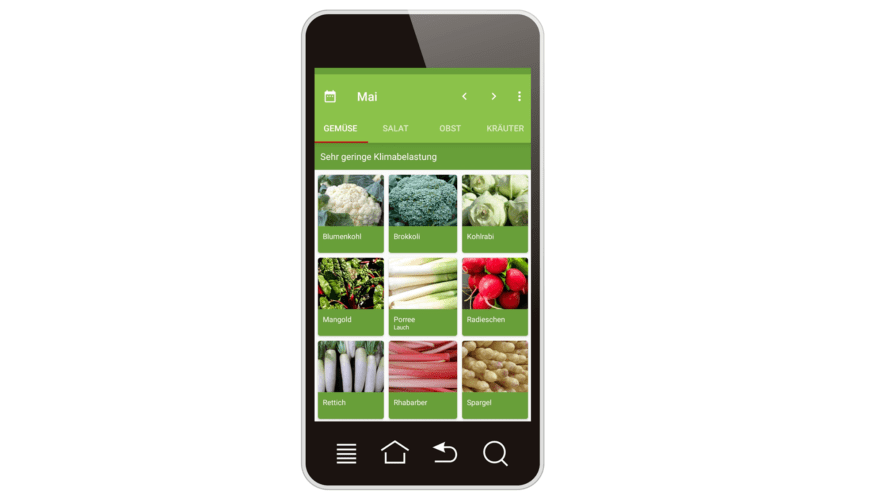 Neuauflage der GrünZeit-App