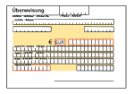 Eine Überweisung