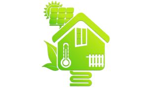 Haus wird mit grüner Fernwärme versorgt.