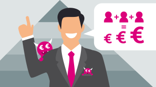 Schmuckbild: Abzockmasche Schneeballsystem